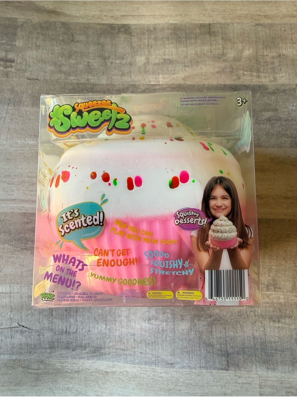 NEW SEALED PPNC Pink Cupcake Squeezee Sweets